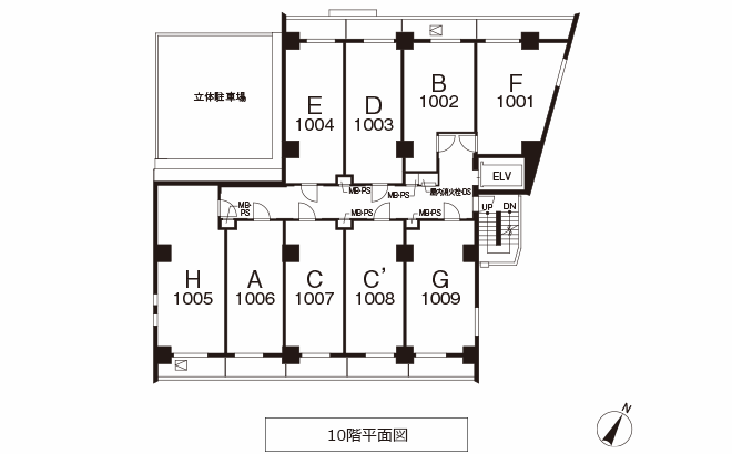 10階平面図