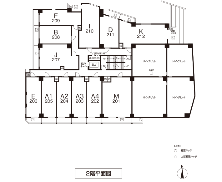 2階平面図