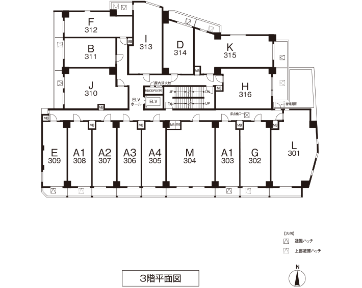 3階平面図