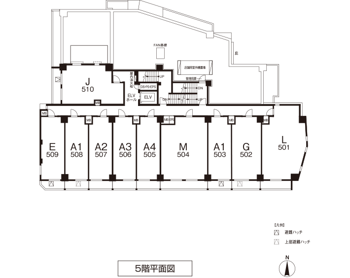 5階平面図