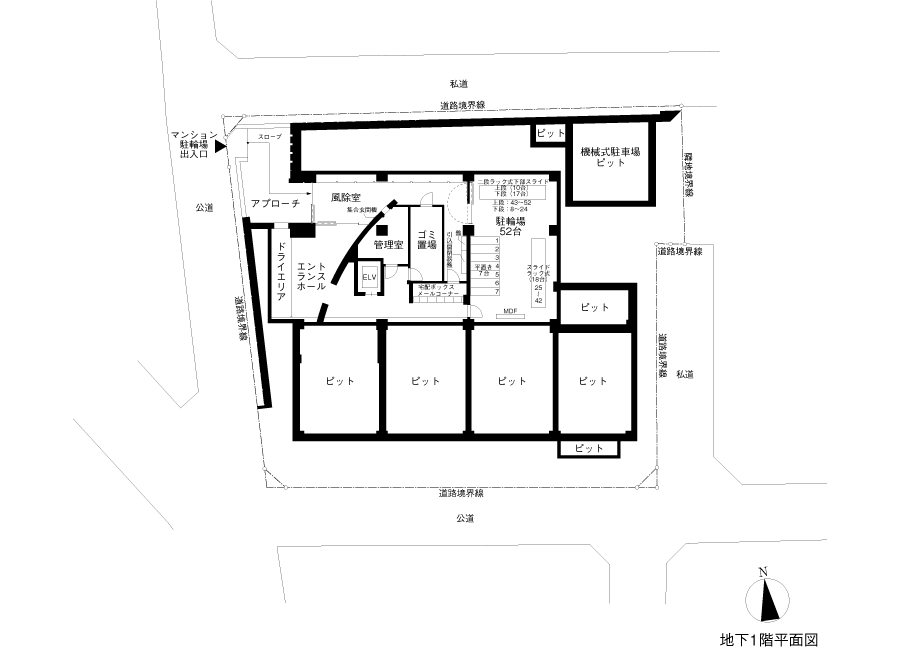 1階平面図