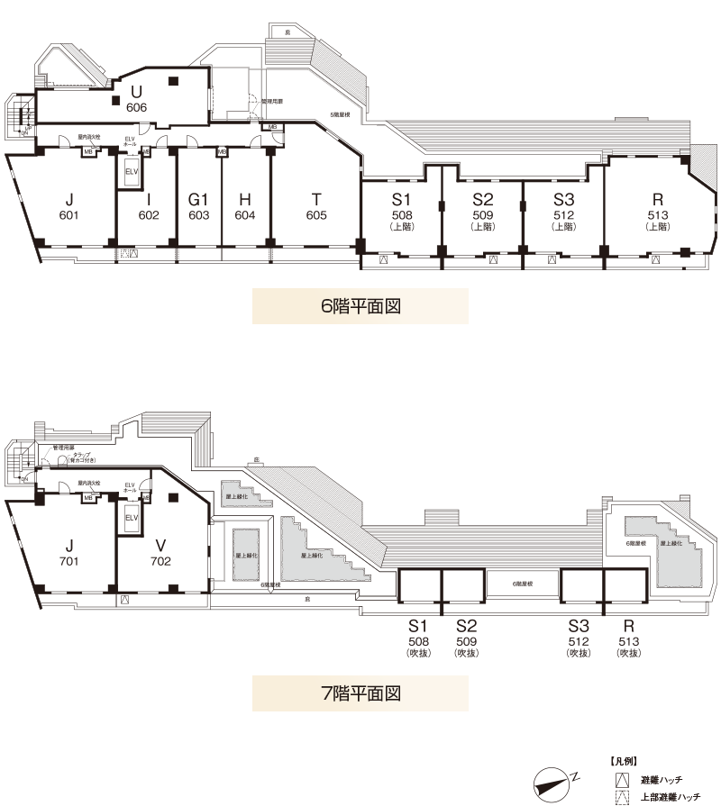 4階平面図