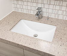 クォーツ系人造石洗面カウンター