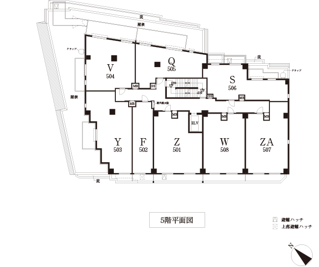 5階平面図