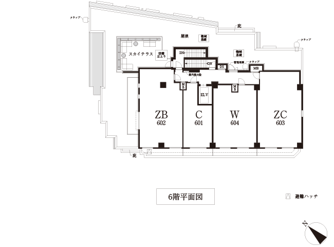 6階平面図