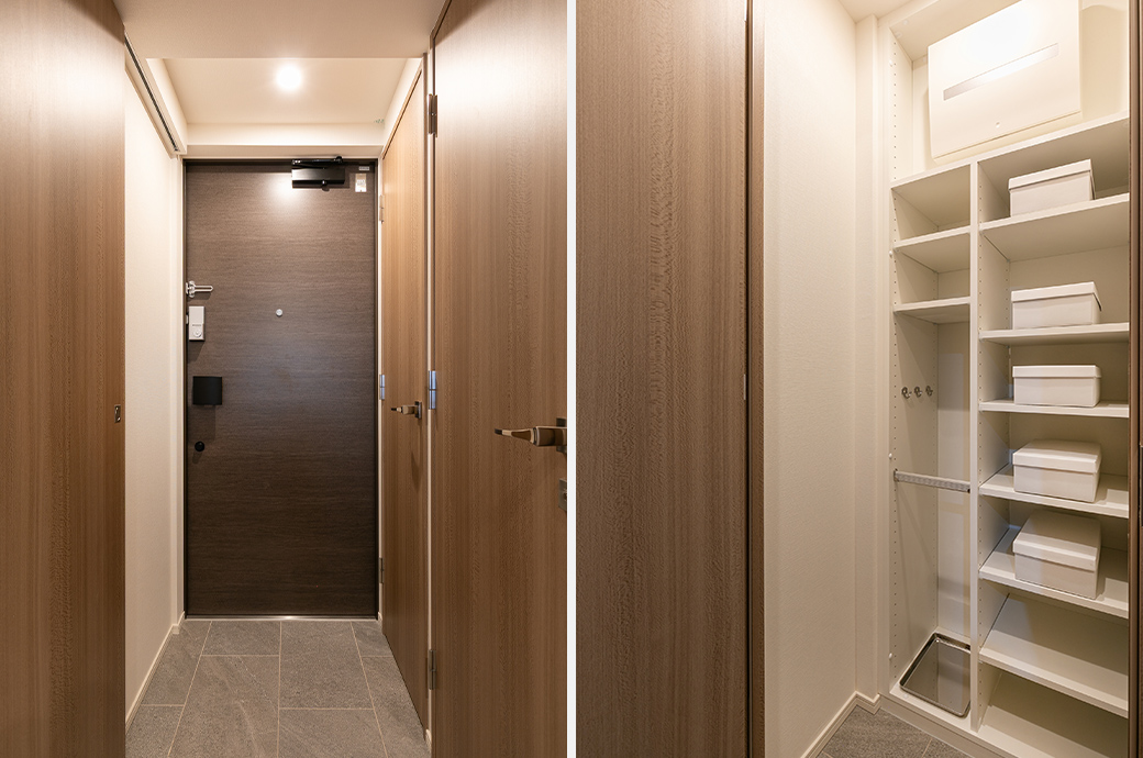 Entrance/Shoes in Closet