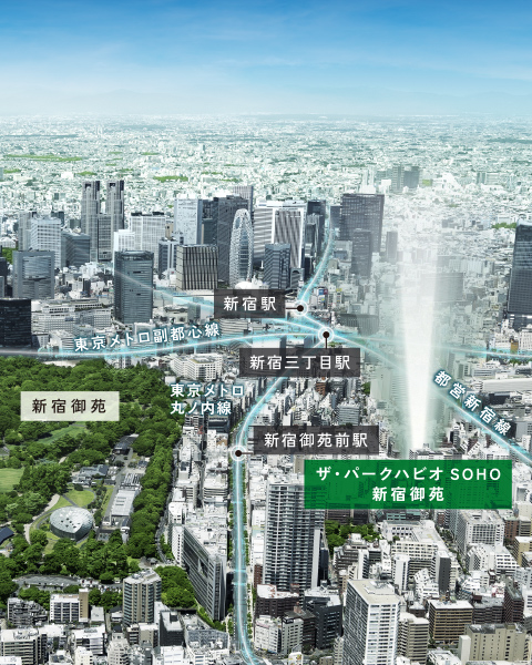 現地周辺航空写真