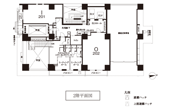 2階平面図