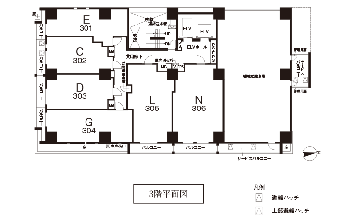 3階平面図