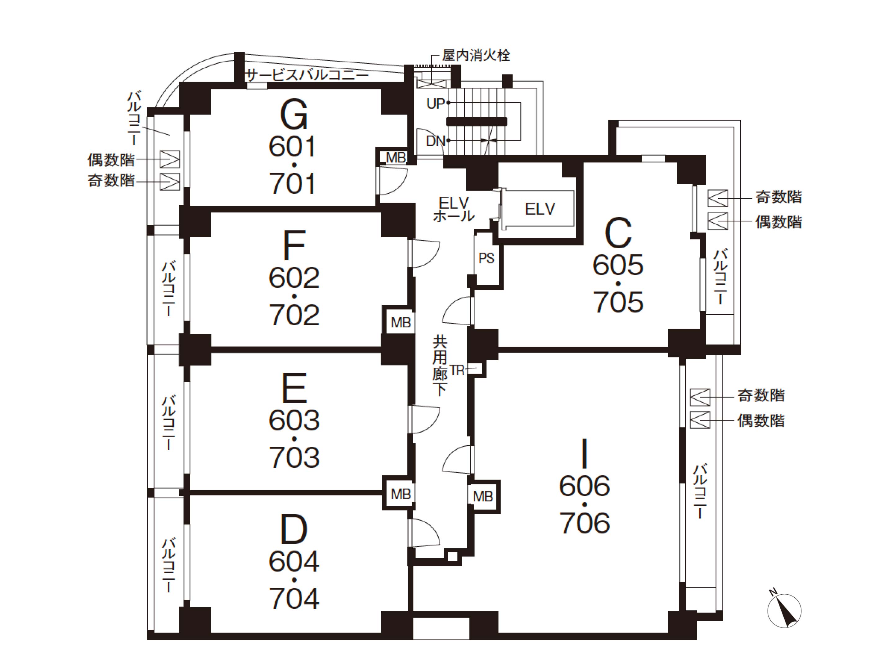 FLOOR MAP 6~7F