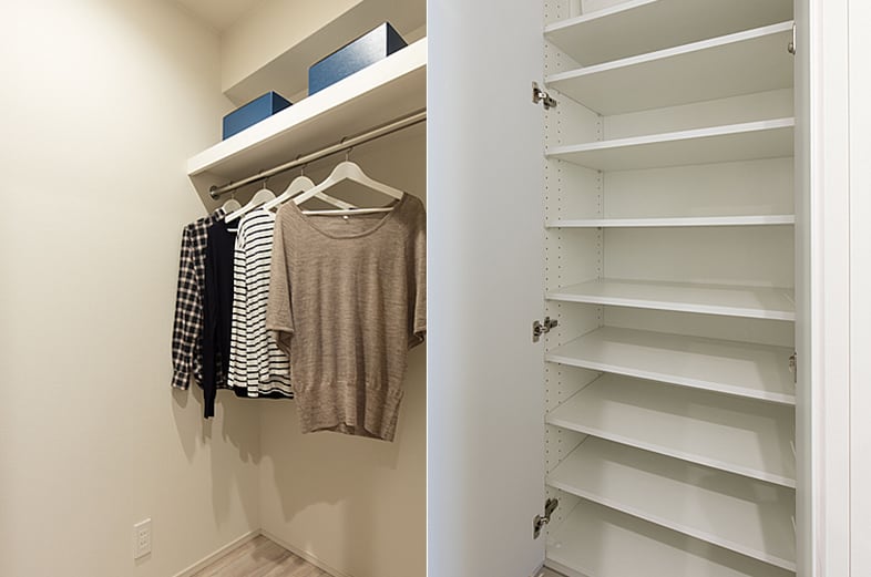 Walk-in Closet/Kitchen Storage