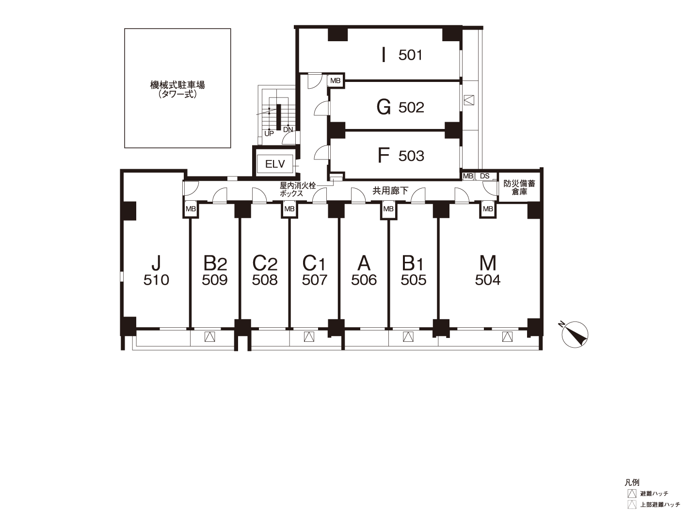 5階平面図