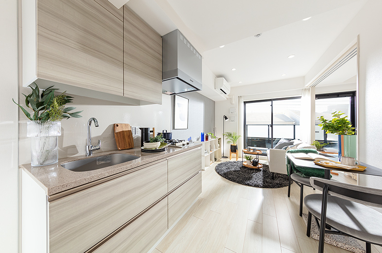 Living Dining Kitchen