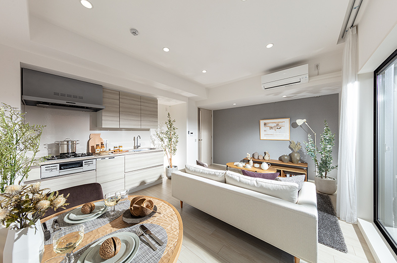 Living Dining Kitchen