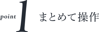 point 1まとめて操作