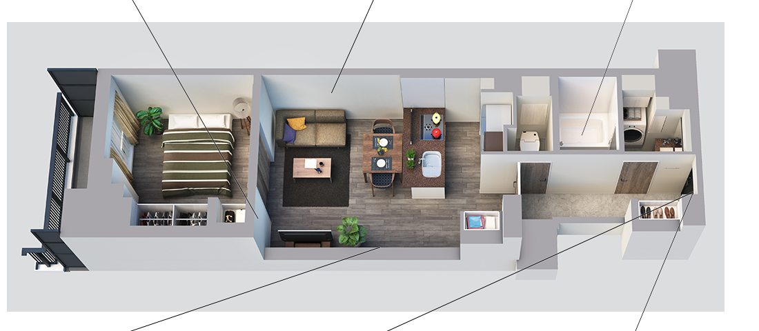 スマートホームレイアウトの画像