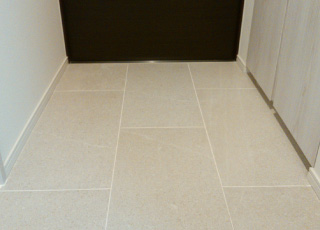 上がり框のない玄関