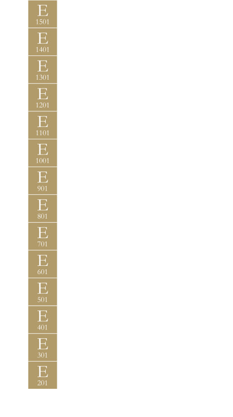 Eタイプの位置を表した立面図