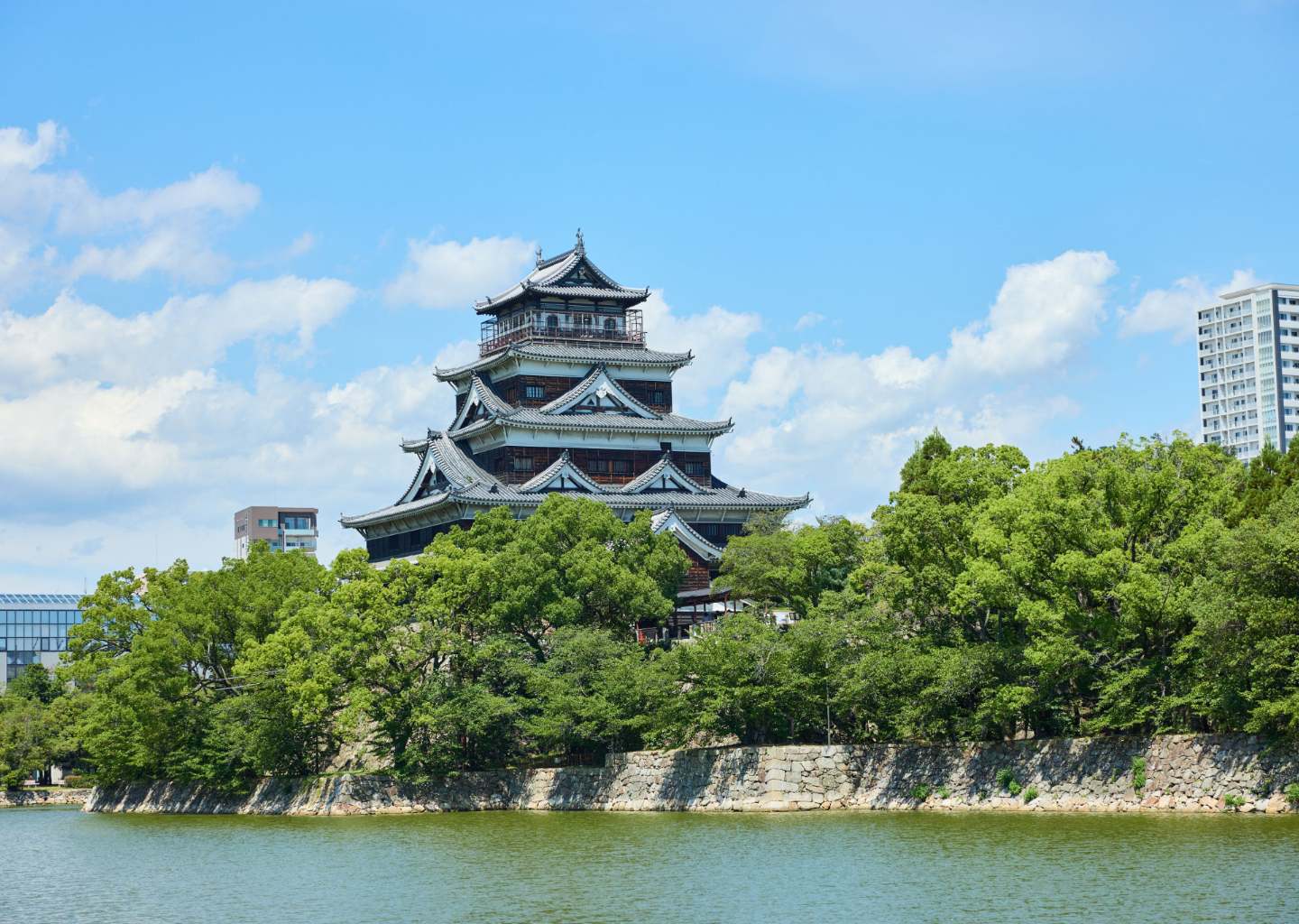 広島城の天守