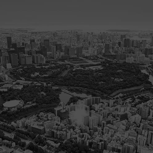 現地周辺の航空写真