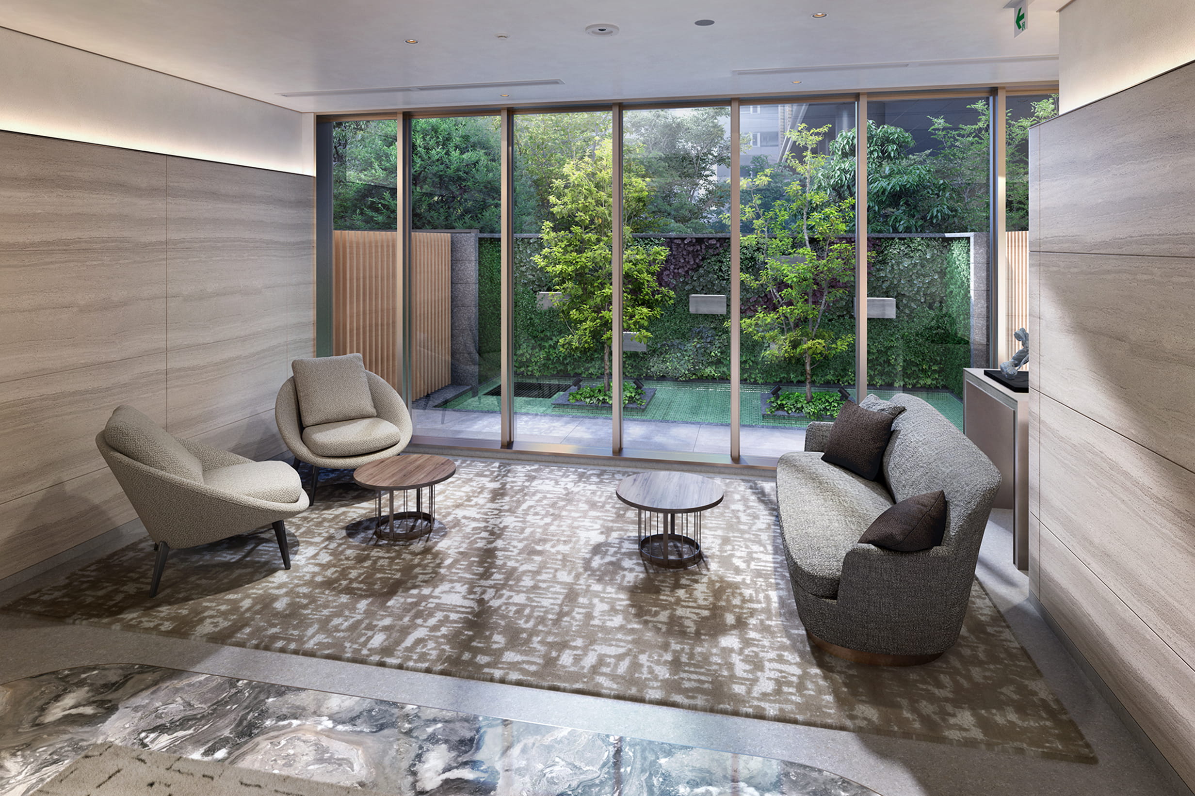 ラウンジ完成予想CG