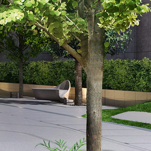 広場状空地完成予想CG