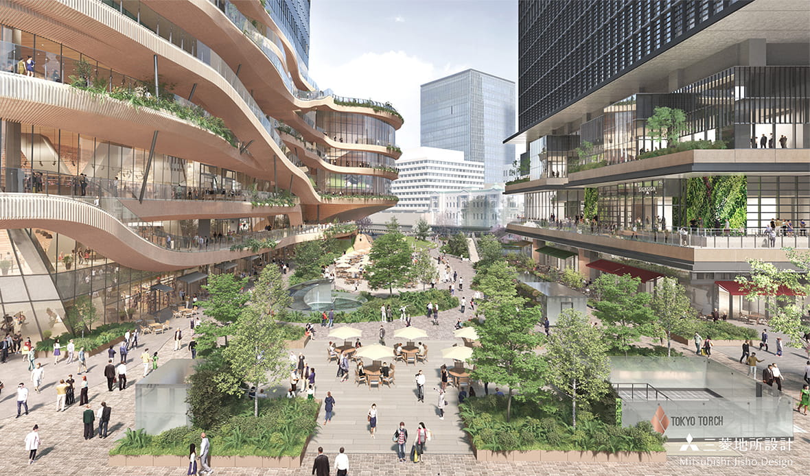 TOKYO TORCH 完成予想CG 提供:三菱地所(株)